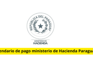 Calendario de pago ministerio de Hacienda Paraguay
